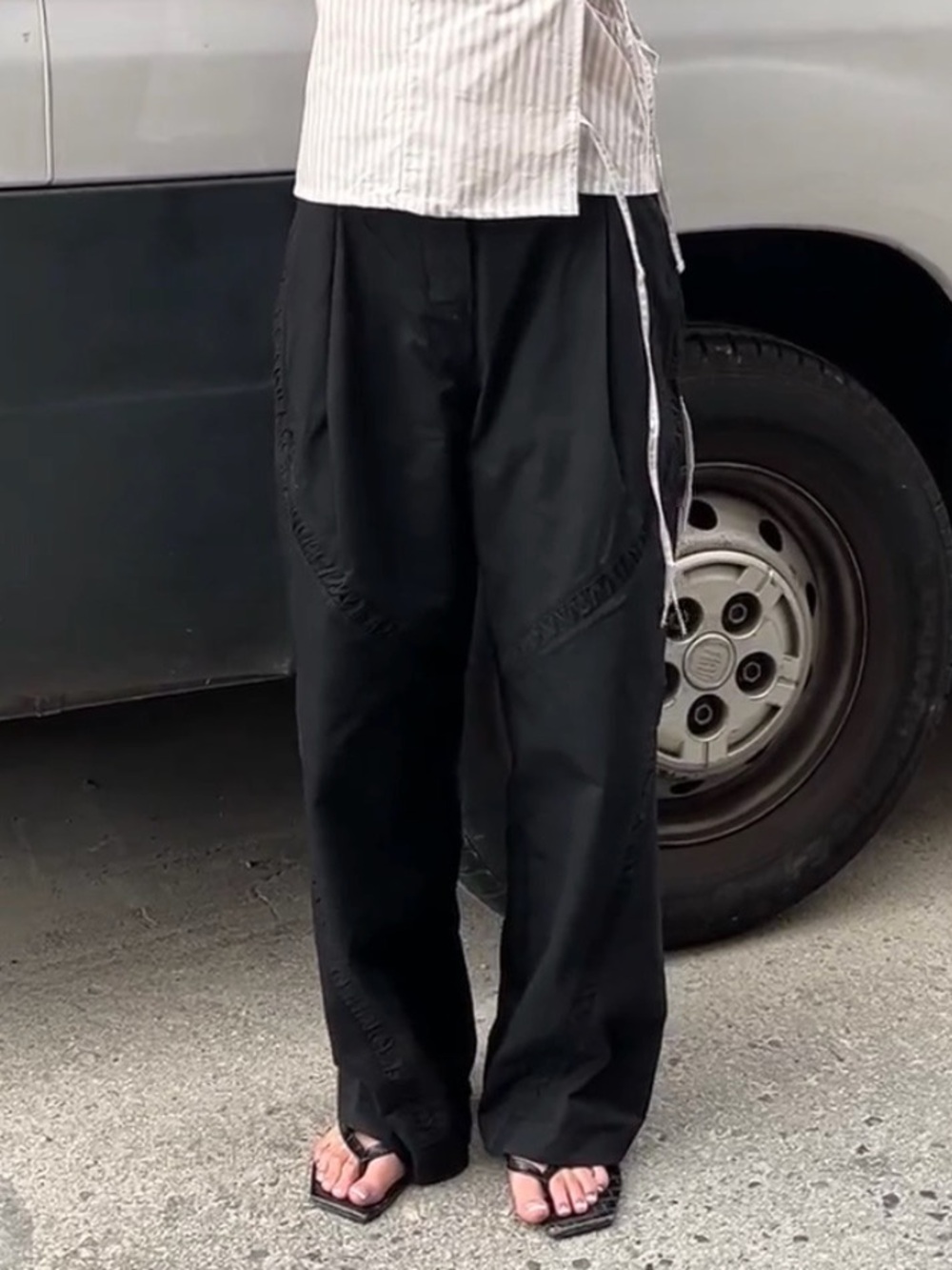 Deiji Studios Channel Pant- Black